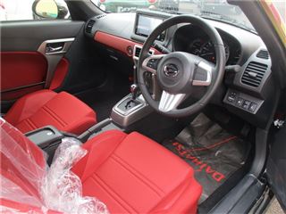 2026 DAIHATSU COPEN Cero Navi Full-segment TV, Dashcam, ETC, Rear Camera, Red Interior photo 3