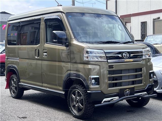 2025 DAIHATSU ATRAI 4WD RS, Lift-up Custom, Kenwood Navigation TV, Backup Camera, ETC
