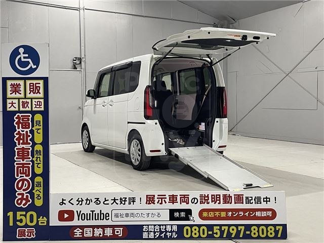 2024 HONDA N-BOX Welfare vehicle, manual ramp, single vehicle capacity, 4-seater, 31,000 km mileage, Honda Sensing.