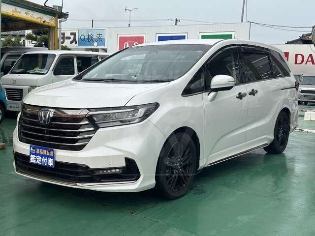 2021 HONDA ODYSSEY 2.0 e:HEV Absolute EX with factory navigation, all-around camera, and ETC (Electronic Toll Collection) system.