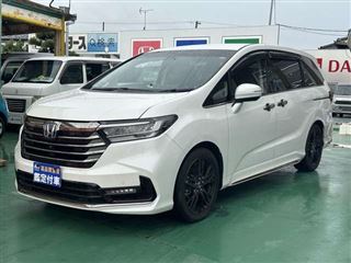 2021 HONDA ODYSSEY 2.0 e:HEV Absolute EX with factory navigation, all-around camera, and ETC (Electronic Toll Collection) system.