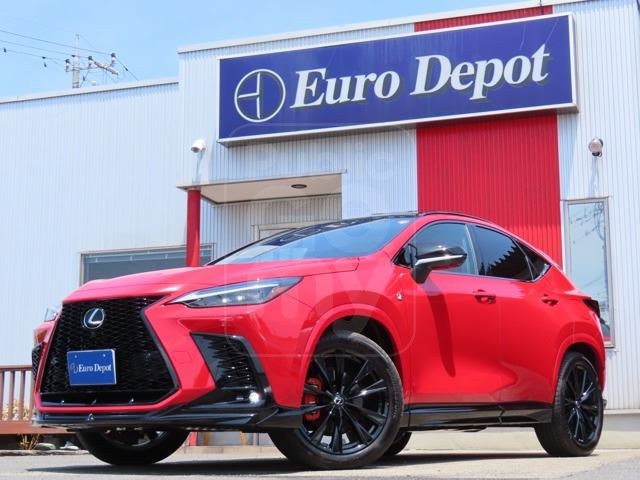 2025 LEXUS NX 350h F Sport, 1 owner, red/black leather interior, PSR trim, Mark Levinson AC1500W, TRD aero muffler.