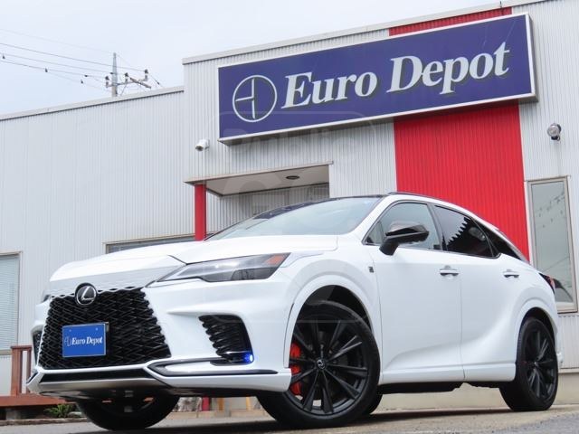 2025 LEXUS RX 500h F Sport P4WD Current Model, 1 Owner, Red Leather, PSR, Mark Levinson, A-Park, O-Calipers