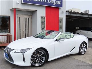 2023 LEXUS LC 500 Convertible, White Leather, HUD, Electric Options, Marine Blue Soft Top, OP21 Alloy Wheels photo 3