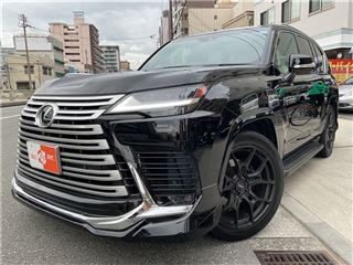 2024 LEXUS LX LX600 / Sunroof / White leather seats / Manufacturer navigation system / Genuine full aero kit / Cool box / photo 2