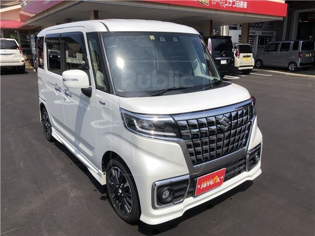 2023 SUZUKI SPACIA CUSTOM Hybrid XS ☆ Aftermarket 8-inch navigation system, TV, and backup camera