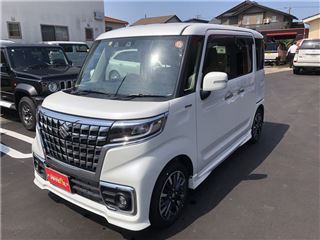 2023 SUZUKI SPACIA CUSTOM Hybrid XS ☆ Aftermarket 8-inch navigation system, TV, and backup camera photo 5