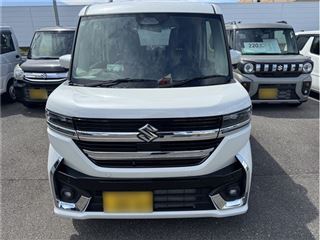2025 SUZUKI SPACIA CUSTOM Hybrid XS Turbo, manufacturer's 9-inch navigation system, all-around camera, left and right power sliding doors.