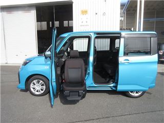 2021 TOYOTA ROOMY X Welcab passenger seat lift-up seat vehicle is exempt from consumption tax.